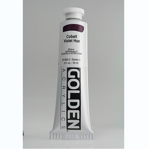 Golden, Heavy Body, Acrylic, Paint, 2oz, Cobalt Violet Hue